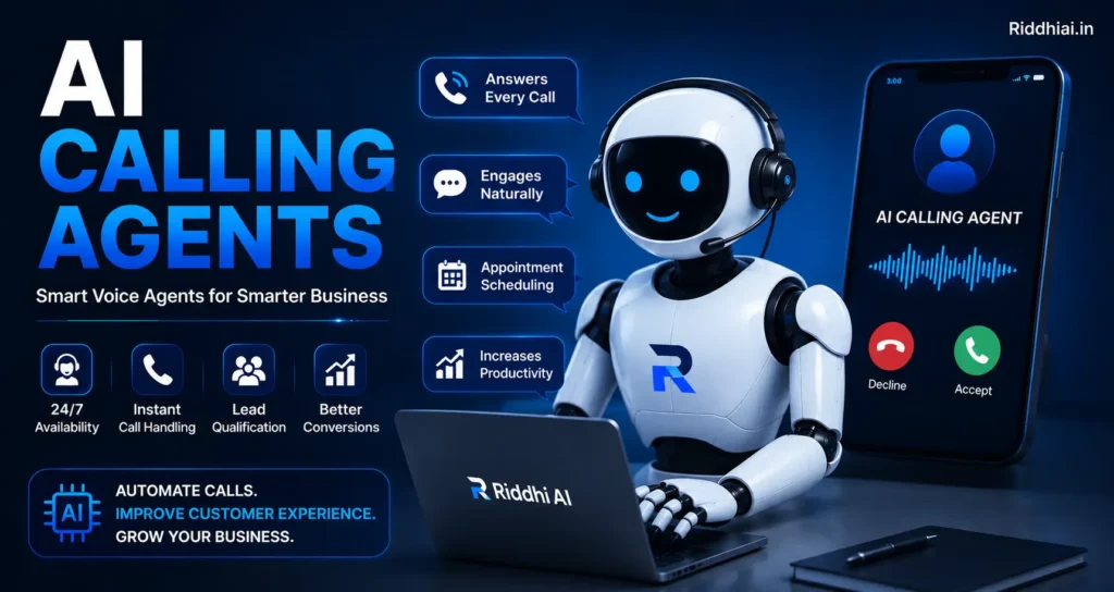 AI Calling Agents Riddhiai.in